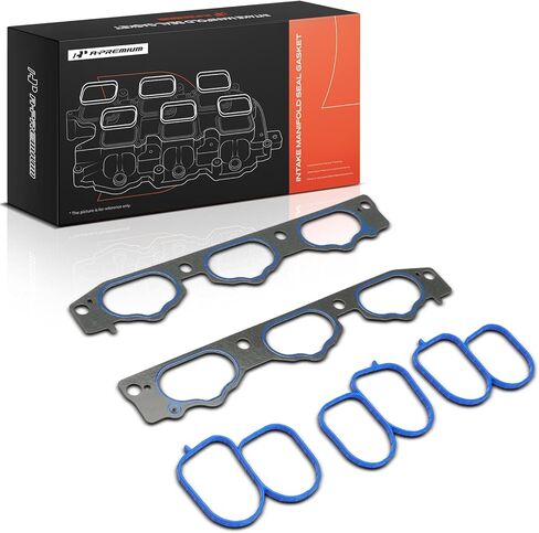 A-Premium Lower and Upper Engine Intake Manifold Gasket Set Compatible with Kia Sedona 2011 2012 in Kuwait