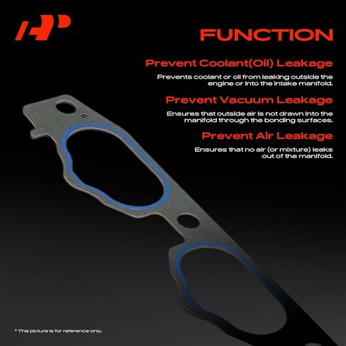 A-Premium Lower and Upper Engine Intake Manifold Gasket Set Compatible with Kia Sedona 2011 2012 in Kuwait