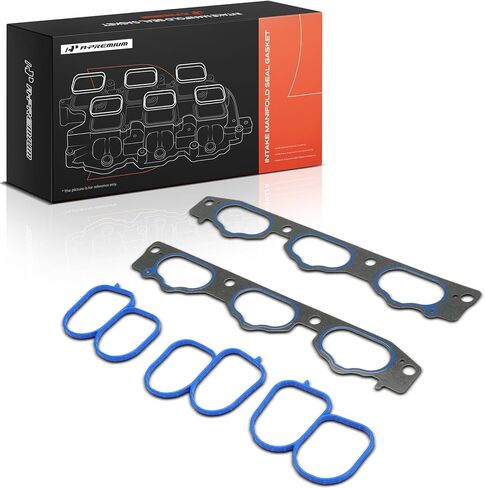 A-Premium Lower and Upper Engine Intake Manifold Gasket Set Compatible with Kia Sedona 2011 2012 in Kuwait