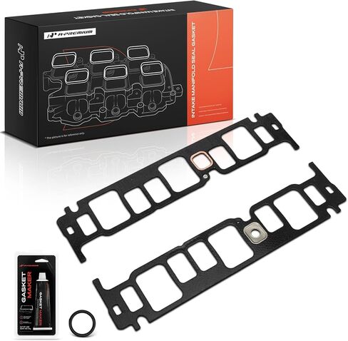 A-Premium Lower Engine Intake Manifold Gasket Set Compatible with Jeep Cherokee, Comanche & Chevrolet Camaro & Isuzu Pickup & GMC S15 & Oldsmobile Cutlass Ciera & Pontiac 6000 & Buick Century in Kuwait