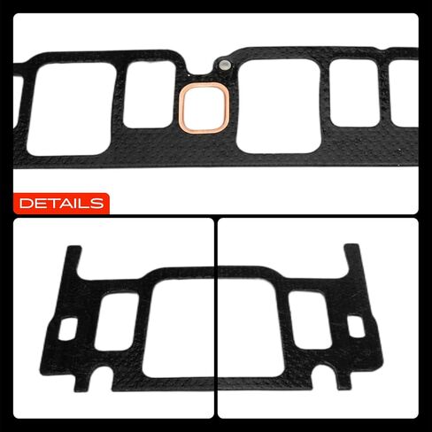 A-Premium Lower Engine Intake Manifold Gasket Set Compatible with Jeep Cherokee, Comanche & Chevrolet Camaro & Isuzu Pickup & GMC S15 & Oldsmobile Cutlass Ciera & Pontiac 6000 & Buick Century in Kuwait