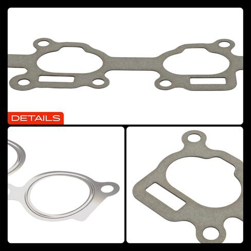 مجموعة A-Premium مكونة من قطعتين من حشية مشعب سحب المحرك السفلي والعلوي المتوافقة مع Mazda B2600 1989-1993، MPV 1989-1994، 2.6L in Kuwait