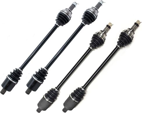 Full Set 4 New CV Axles Compatible with Polaris RZR XP1000; XP 4 1000; 2016-2020. Excludes High Lifter Edition, Excludes Trails and Rock Edition; Excludes Gold Matte Metallic Edition in Saudi Arabia