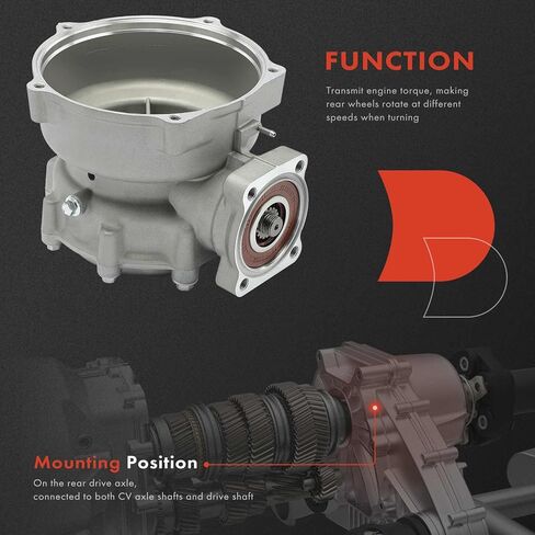 مجموعة تفاضلية خلفية ممتازة متوافقة مع Honda Recon 250 1997-2009/2011-2022، استبدال # 41300-HM8-B60 in Saudi Arabia