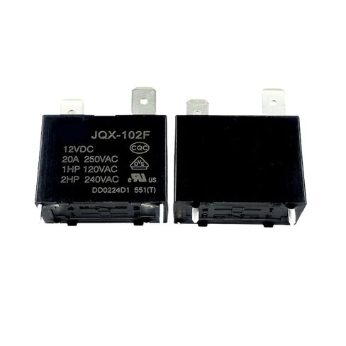 JQX-HF102F-T-12VDC 20A مرحل سخان المياه (HF102F T 12VDC[أبيض]) in Kuwait