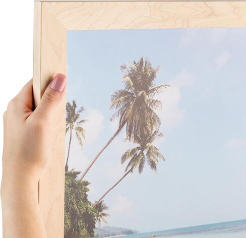 إطار صورة بني ArtToFrames مقاس 30 × 40 بوصة، إطار الملصق الخشبي المخصص مقاس 1.25 بوصة من خشب القيقب الصلب، من أجل الفن أو الصور الخاصة بك، 2WOM83626-410-30x40 in Saudi Arabia