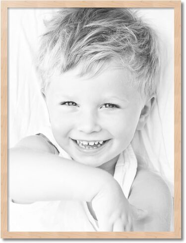 إطار صورة بني ArtToFrames مقاس 30 × 40 بوصة، إطار الملصق الخشبي المخصص مقاس 1.25 بوصة من خشب القيقب الصلب، من أجل الفن أو الصور الخاصة بك، 2WOM83626-410-30x40 in Saudi Arabia