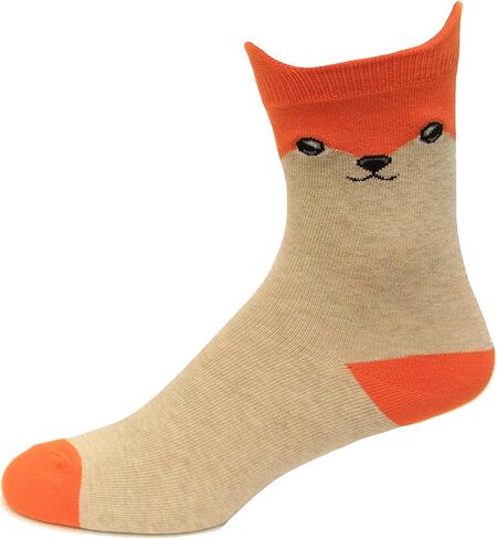 Hot Sox Kid's Fox Crew Sock 1 Pair in Saudi Arabia
