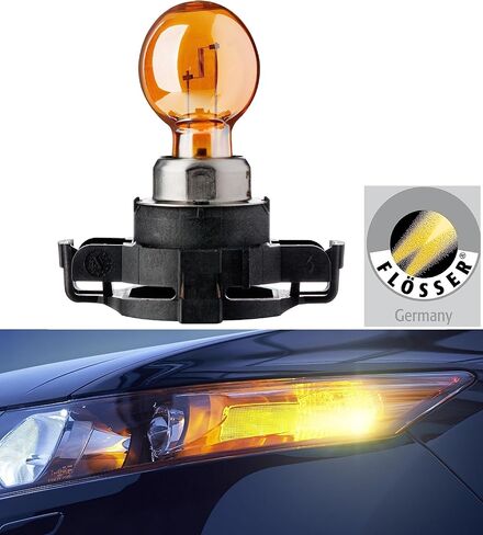 Flosser Halogen HiPerClick HiPerVision PY24W SV PY24WSV 12180 PGU20/4 24W مصباح إشارة الانعطاف DRL استبدال لمبة الإضاءة (عبوة من 1) in Kuwait