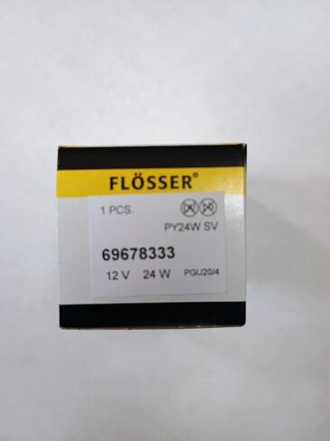 Flosser Halogen HiPerClick HiPerVision PY24W SV PY24WSV 12180 PGU20/4 24W مصباح إشارة الانعطاف DRL استبدال لمبة الإضاءة (عبوة من 1) in Kuwait