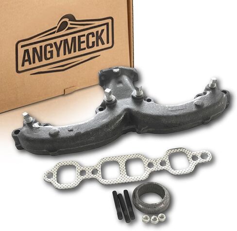 Exhaust Manifold Compatible with 1965-1970 Chevy Biscayne Bel-Air Blazer Brookwood Corvette Impala GMC C1000 C1500 C2500 K3500 G15 G25 Jimmy Pickup School Bus Replace for 674-501 372243 in Saudi Arabia