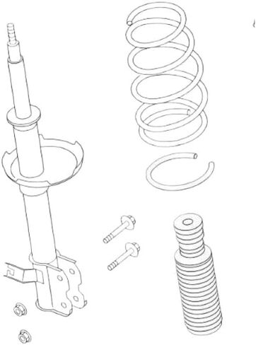 Car Front Wheel Suspension Shock Absorber Strut Mount A2043201273 A2043200073 ZC-085 Compatible With W204 in Saudi Arabia