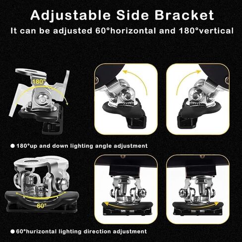 Truck Light Bar Mounts,Base para Duallys Ditch Light Brackets,Engine Hood LED Light Bar Mounting Bracket Work Light Mount Holder Base Universal for Cars Sedans Trucks UTVs SUVs in Saudi Arabia