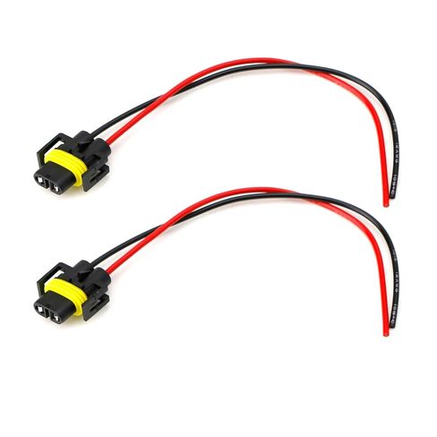 iJDMTOY H11 H8 880 881 شاحن أنثي الأسلاك تسخير مآخذ الأسلاك متوافق مع شعاع عالي/منخفض أو أضواء الضباب in Kuwait