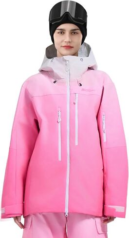 Snowboard Jacket Womens Baggy Ski Coat Waterproof Windproof Insulated Warm Winter Snow Coat in Saudi Arabia