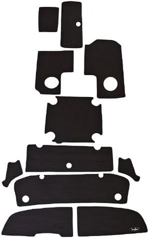 مجموعة حصيرة الجر BlackTip Jetsports Traction Mat متوافقة مع Yamaha AR190 AR192/SX190 SX192 2012-2016 (أصفر) in Saudi Arabia