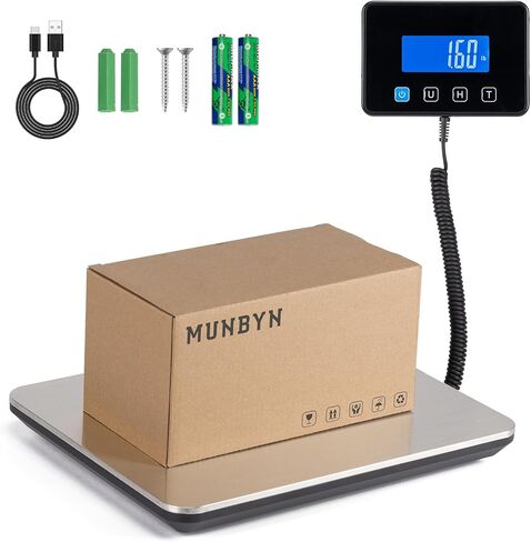 MUNBYN 130B Bluetooth Thermal Label Printer+Thermal Direct Shipping Label (Pack of 500 4x6 Per Roll Labels)+White Label Holder in Saudi Arabia