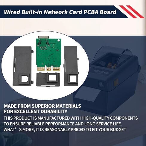 P1080383-442 Upgrade Ethernet Module Kit Fit for Zebra ZD410 ZD420 Barcode Printer Card Wired Built-in Network Card PCBA Board in Saudi Arabia