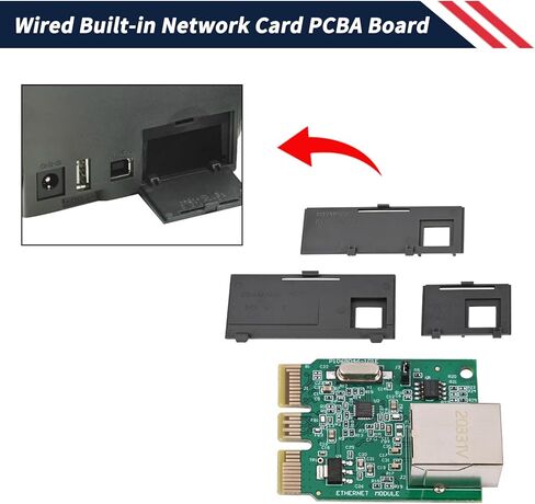 P1080383-442 Upgrade Ethernet Module Kit Fit for Zebra ZD410 ZD420 Barcode Printer Card Wired Built-in Network Card PCBA Board in Saudi Arabia