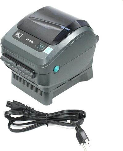 زيبرا ZP450-0502-0004A CTP طابعة ملصقات حرارية مباشرة عالية السرعة، تدعم UPS Worldship، FedEx، Stamps، Shipworks، Shiprush وغيرها الكثير (متجددة) in Saudi Arabia
