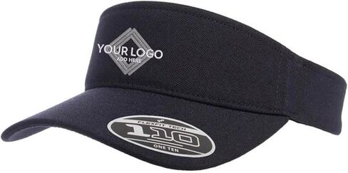 INK STITCH 8100 Custom 110 Add Embroidery Texts Tech Cool Dry Visor Hats in Saudi Arabia