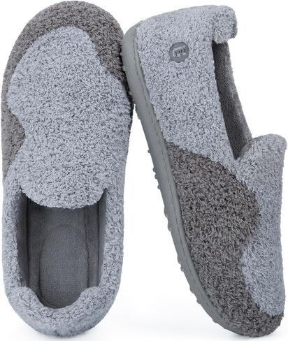 LongBay Women’s Two-Tone Slippers Cozy House Shoes with Removable Insole for Indoor Outdoor in Saudi Arabia