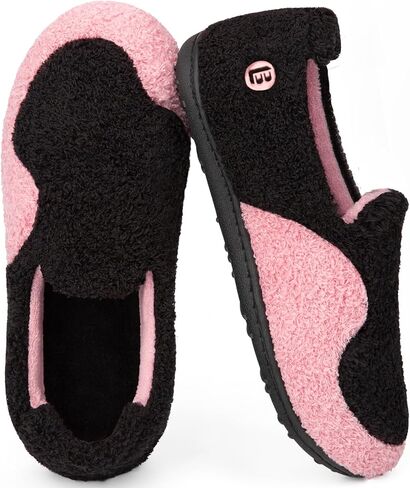 LongBay Women’s Two-Tone Slippers Cozy House Shoes with Removable Insole for Indoor Outdoor in Saudi Arabia