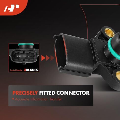 A-Premium Manifold Pressure (MAP) Sensor [3 Pins] Compatible with Hyundai Genesis Coupe 2010 2011 2012, 2.0L, Replace# 3920027000 in Kuwait