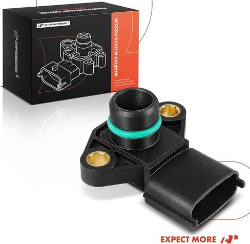 A-Premium Manifold Pressure (MAP) Sensor [3 Pins] Compatible with Hyundai Genesis Coupe 2010 2011 2012, 2.0L, Replace# 3920027000 in Kuwait