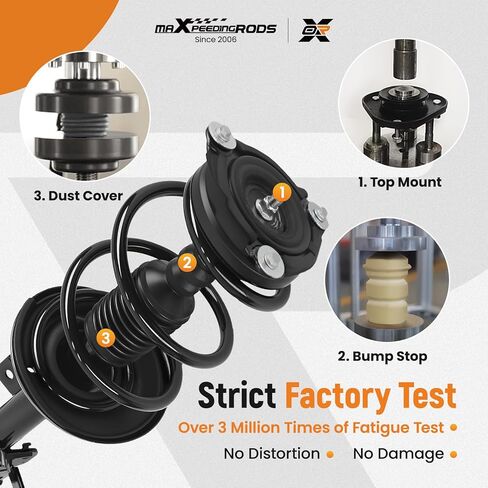 maXpeedingrods 6Pcs Front Struts & Rear Shocks Absorbers for Nissan Pathfinder 2013-2020 Infiniti QX60 2014-2020 Infiniti JX35 2013, Complete Struts with Coil Spring Sway Bars Links Suspension Kit in Saudi Arabia