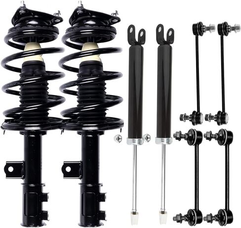 SCITOO - (8pcs) Complete Struts Assembly,Shock absorber,Stabilizer Bar Link Kit fit for Hyundai Elantra 2007-2010, in Saudi Arabia