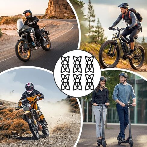 Bicycle Phone Mount Holder, 6 Pack Motorcycle Phone Mount Tether Grip Silicone Strap, Universal Bike Replacement Straps Holders Security Bands for Bike Motorcycle Handlebar Scooter in Saudi Arabia