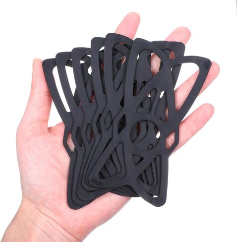 Bicycle Phone Mount Holder, 6 Pack Motorcycle Phone Mount Tether Grip Silicone Strap, Universal Bike Replacement Straps Holders Security Bands for Bike Motorcycle Handlebar Scooter in Saudi Arabia