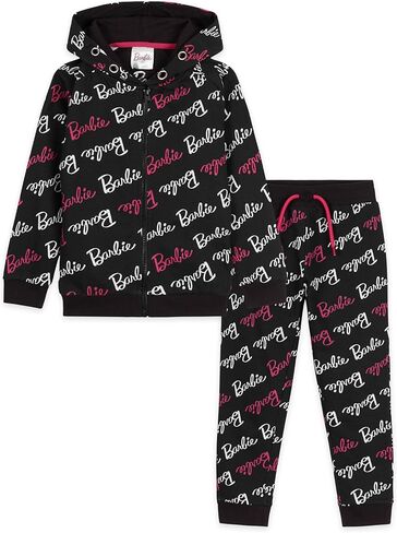 Barbie Girls Tracksuits, Zip Up Hoodie and Tracksuit Bottoms Sets for Girls in Saudi Arabia