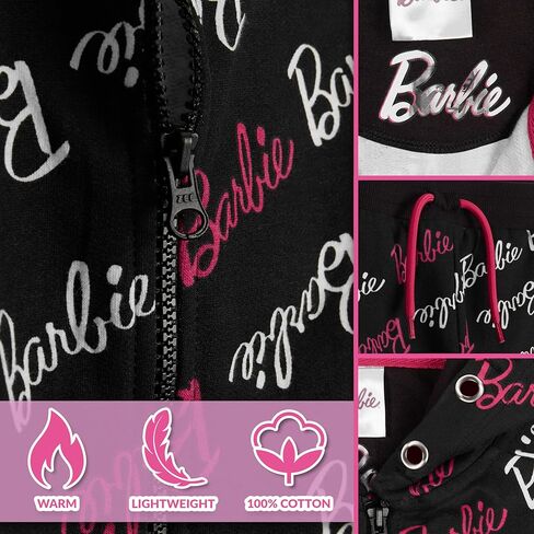 Barbie Girls Tracksuits, Zip Up Hoodie and Tracksuit Bottoms Sets for Girls in Saudi Arabia