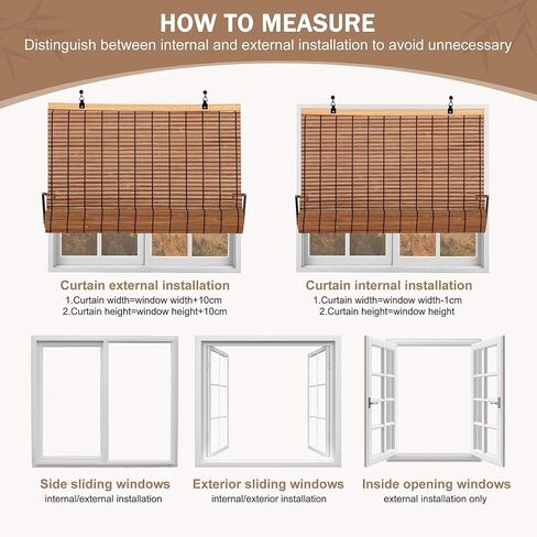 ALIMOO ستائر النوافذ المصنوعة من الخيزران اللاسلكي، نشمر ظلال رومانية، تصفية الضوء، ستائر الخيزران اللاسلكية للمنزل الداخلي، فناء الشرفة، 32 بوصة عرض × 72 بوصة طول in Kuwait