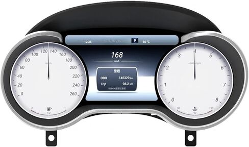 شاشة عرض لوحة القيادة الرقمية LCD للسيارة متوافقة مع Benz GLE Class W166 2015-2019 عداد السرعة العنقودي قمرة القيادة الافتراضية in Kuwait