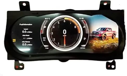 لوحة لوحة القيادة الرقمية LCD للسيارة عداد السرعة قمرة القيادة متوافق مع Toyota Hilux 2015-2020 in Kuwait