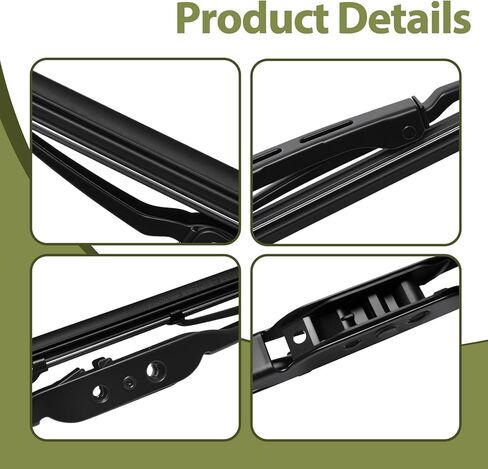 زوج من شفرات ممسحة الزجاج الأمامي المتوافقة مع Jeep Wrangler YJ 1987-2006 استبدل 83505425 19712.01، مجموعة شفرات ممسحة قطعتين in Kuwait