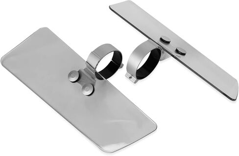 Leg Wind Deflector, PSLER Motorcycle Front Fork Wind Deflectors with Brackets for VT1100C2 Shadow Sabre, VN1500D Vulcan Classic, VL1500 Boulevard, XV1600 Road Star Classic, Clear in Saudi Arabia