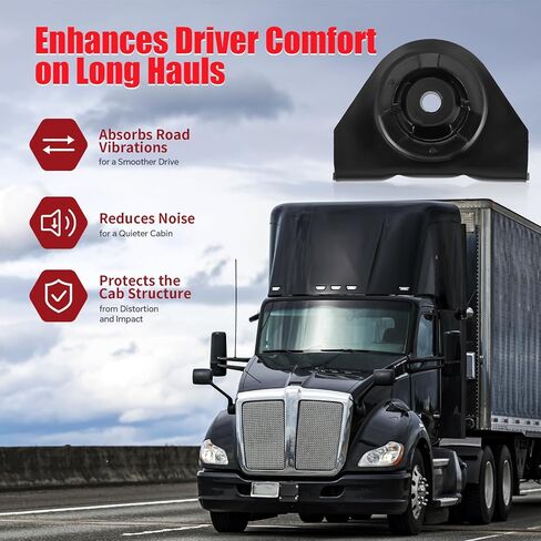 18-59922-000 Front Cab Isolator Mount Compatible with Freightliner Cascadia PX-125 Columbia CL-120 Coronado CORO-132 2008-2017, Cab Mount Replace 1859922000 M17431 M17431UB in Kuwait