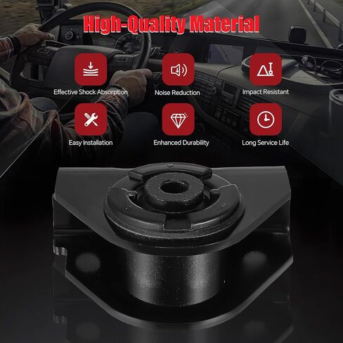 18-59922-000 Front Cab Isolator Mount Compatible with Freightliner Cascadia PX-125 Columbia CL-120 Coronado CORO-132 2008-2017, Cab Mount Replace 1859922000 M17431 M17431UB in Kuwait