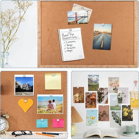 60 Pack Magnetic Pushpin, Magnetic Clips Magnet Thumb Tacks Magnet Tacks Push Pins for Cork Board Wall Bulletin Board Photo Wall in Kuwait