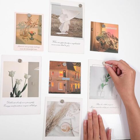 60 Pack Magnetic Pushpin, Magnetic Clips Magnet Thumb Tacks Magnet Tacks Push Pins for Cork Board Wall Bulletin Board Photo Wall in Kuwait