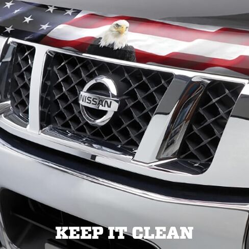 واقي غطاء محرك السيارة بطانات هاسكي مع العلم الأمريكي | يناسب 2007-2013 تويوتا تندرا؛ 2008-2022 سيكويا، رفيع المستوى/درع الحشرات - قطعة واحدة، متعدد الألوان - الولايات المتحدة الأمريكية | 2818544 in Kuwait