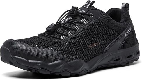 أحذية المشي لمسافات طويلة للرجال أحذية رياضية قابلة للتنفس وغير قابلة للانزلاق أحذية مشي شبكية للتدريب على الرحلات في الهواء الطلق in Kuwait