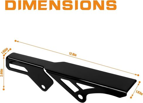 Black Rear Chain Guard Cover for 2018-2026 Harley Softail Street Bob, FXDR 114, Fat Bob, Low Rider, Low Rider S, Low Rider ST, Softail Standard, Breakout, M8 Engine Parts in Kuwait