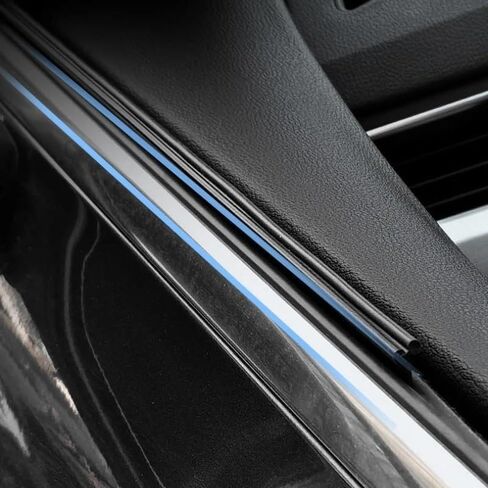 2pcs Car Universal Side Window Wiper Removes Water Mist and Rainwater from The Window Glass with Double Scraping Rubber Strips in Saudi Arabia
