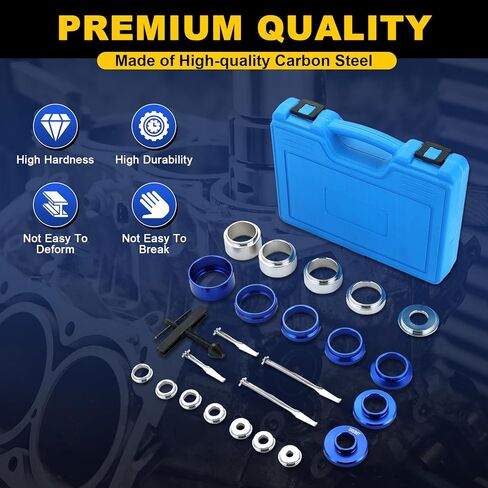DASBET Crank Bearing Camshaft Seal Installer and Remover Set | Upgraded 22pcs Crankshaft Oil Seal Puller Tool Kit Crankshaft Seal Kit in Saudi Arabia