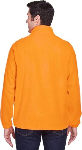Harriton Men's 8 oz. Full-Zip Fleece L SAFETY ORANGE in Saudi Arabia
